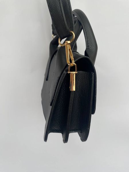 Женская сумка через плече чёрная  205-1 фото